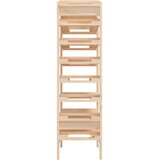  Stalak za vino 61,5x30x107,5 cm od masivne borovine | shoptok.hr