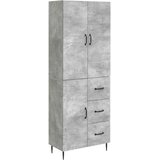  Set ormara 2 pcs Betonska siva 66 x 34,5 x 89,5 cm | shoptok.hr