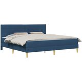  Krevetna konstrukcija Plava 200 x 200 cm Poliester | shoptok.hr