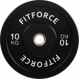 Fitforce PLRO 10 KG x 50 MM Disk za uteg, crna, veličina