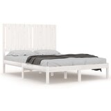  Posteljni okvir bel iz trdne borovine 120x200 cm, (20684956) | Shoptok.si