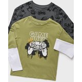 Sinsay Pamučna majica dugih rukava | shoptok.hr