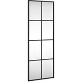 Maison Chic Stensko Ogledalo - Zrcalo - Kozmetično ogledalo črno 30x80 cm pravokotno železo, (21698163) | Shoptok.si