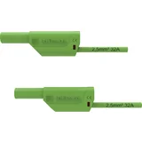 VSFK 8500 / 2.5 / 100 / GN varnostni merilni kabel [4 mm moški konektor - 4 mm moški konektor] 100.00 cm zelena 1 kos, (20423006)
