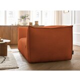 Bobochic Paris Oranžna sedežna garnitura iz tkanine bouclé 170 cm Giorgia – | Shoptok.si
