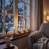 Brilagi LED Božićni svečnjak 7xLED/2xAA bež/bela | Eponuda.com