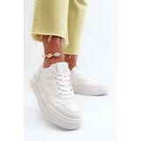 Boto Women's Platform Sneakers in White Faux Leather Lynnette | Shoptok.si
