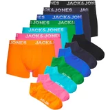 Jack & Jones Boksarice 'COLE' modra / mornarska / azur / zelena / temno oranžna / pitaja / črna