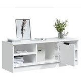 TV ormarić bijeli 102 x 35,5 x 36,5 cm od konstruiranog drva | shoptok.hr