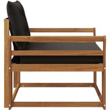  Set vanjskih sofa Čvrsto drvo akacije i Textilene Prirodna | shoptok.hr