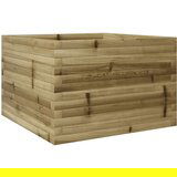  Vrtno cvetlično korito 70x70x45,5 cm impregnirana borovina | Shoptok.si