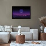  Slika - Futuristic landscape 2 (1 Part) Wide 60x40 U crnom drvenom okviru | shoptok.hr