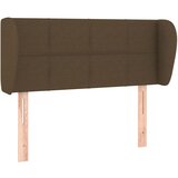Maison Chic vzglavna omarica - nočna omarica - posteljna omarica z ušesi temno rjavo 103x23x78/88 cm blago, (21708247) Cene