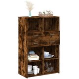  Visoka komoda boja hrasta 80 x 42,5 x 124 cm konstruirano drvo | Eponuda.ba