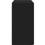 TV zidni ormar Zidne Crna 59 5 x 31 x 60 cm Konstruirano drvo | shoptok.hr