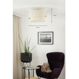  Brilagi - Prislonjen plafonski luster SHINE 1xE27/15W/230V prečnik 50 cm krem | Eponuda.com