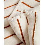 Kave Home Oranžna/bež frotirna bombažna brisača 50x90 cm Dorane – | Shoptok.si