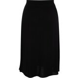 Trendyol Curve Black Viscose Woven Skirt with Slit Detail. | Shoptok.si