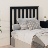 vidaXL Uzglavlje za krevet crno 96 x 6 x 101 cm od masivne borovine Cijene