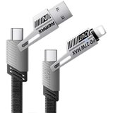 Remax DATA kabl RC-C189 3.1 USB/TIP C/Iphone 65W 1m crna Cene
