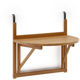 Kave Home Obesna balkonska miza iz masivne akacije 50x70 cm Amarilis – | Shoptok.si