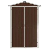 vidaXL Vrtna lopa rjava 107,5x46x183 cm pocinkano jeklo | Shoptok.si