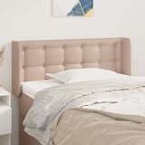  Uzglavlje s ušima boja cappuccina 103x16x78/88 cm umjetna koža | shoptok.hr