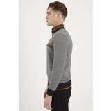Dewberry 1039 MEN'S SWEATSHIRT-PATTERNED BLACK | shoptok.hr
