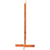 vidaXL Lesena dekorativna novoletna jelka rjava 120 cm trdna borovina | Shoptok.si