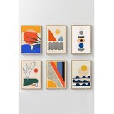 Wallity Dekorativna slika Artsycllct11, 33x48cm, 6 dijelova | Eponuda.ba