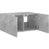 TV ormarić s LED svjetlima siva boja betona 60x35x31 cm | shoptok.hr