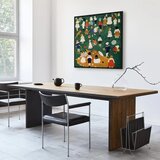  Slika - Kazimir Malevich – Children 80x80 U crnom drvenom okviru | shoptok.hr