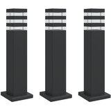  Vanjske podne svjetiljke 3 kom crne 50 cm aluminijske | Eponuda.ba