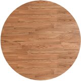  Okrugla stolna ploča smeđa Ø 80 x 1,5 cm tretirana hrastovina | Eponuda.ba