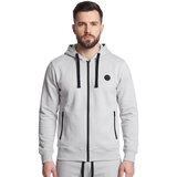Leone 1947 Flis Man Full Zip Soft Siva Cene