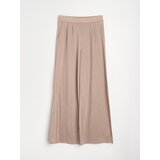 Sinsay Wide leg hlače sa sjajnom lurex niti Slike