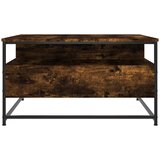  Stolić za kavu boja hrasta 80 x 80 x 45 cm konstruirano drvo | shoptok.hr