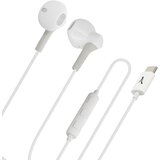 Oem USB-C žične slušalke z večfunkcijskimi gumbi, Akashi - bele, (5000231649) | Shoptok.si