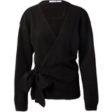 GLAMOROUS BLOOM Pletena jopa črna | Shoptok.si