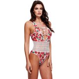 Baci Lingerie Baci White Floral & Lace Teddy Cene