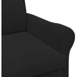  fotelj, žamet, črna | Shoptok.si