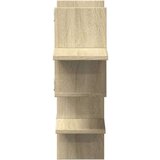vidaXL Zidna polica boja hrasta 124,5x18x60,5 cm konstruirano drva | shoptok.hr