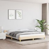 vidaXL okvir za krevet s uzglavljem krem 180 x 200 cm od tkanine Cijene