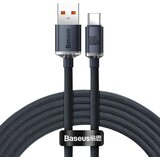 Baseus Crystal Shine kabel USB v USB-C 100W 2m (črn) | Shoptok.si