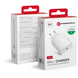 potovalni polnilec Forcell z USB C vtičnico - 3A 25W s funkcijo PD in QC 4.0