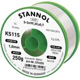 Stannol KS115 spajkalna žica\, neosvinčena tuljava Sn99\,3Cu0\,7 250 g 1 mm Neosvinčena žica za spajkanje KS115 SN99Cu1 250 g 1.0 mm, (20428540) Cene