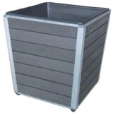  korito za rastline iz wpc monaco 27 cm x 27 cm x 28 cm antracitno Cene