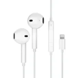 slušalke EP2A z Lightning vtičem in mikrofonom, bele