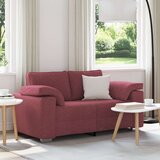  Dvosjed Sofa Vinasta Crvena 120 cm Tkanina u