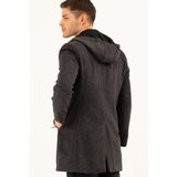 Dewberry PLT8376 MEN'S COAT-PATTERNED DARK ANTHRACITE | Shoptok.si